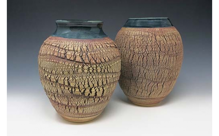 Cracked Clay Vessel